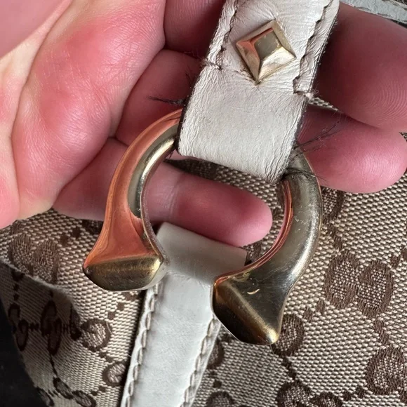 Gucci Brown and Cream Satchel - Picture 6 of 6